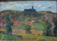 La forteresse de polignac au printemps